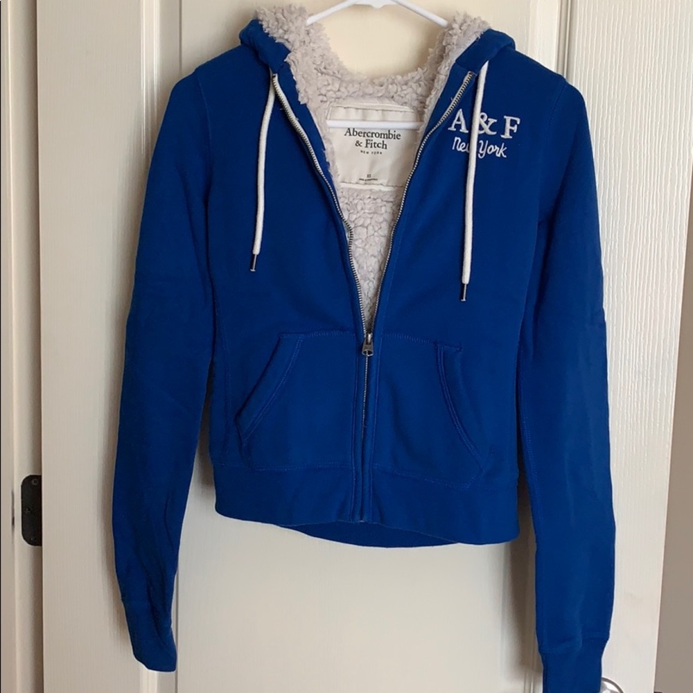 ABERCROMBIE & FITCH Jacket (with hoodie)